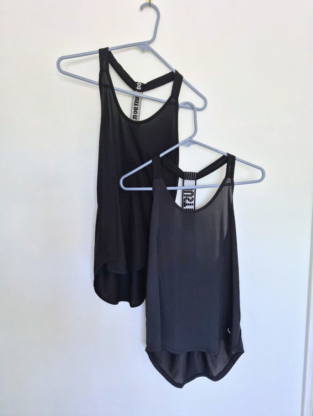 Bundle of 2 Nike Racerback Tank Tops Black